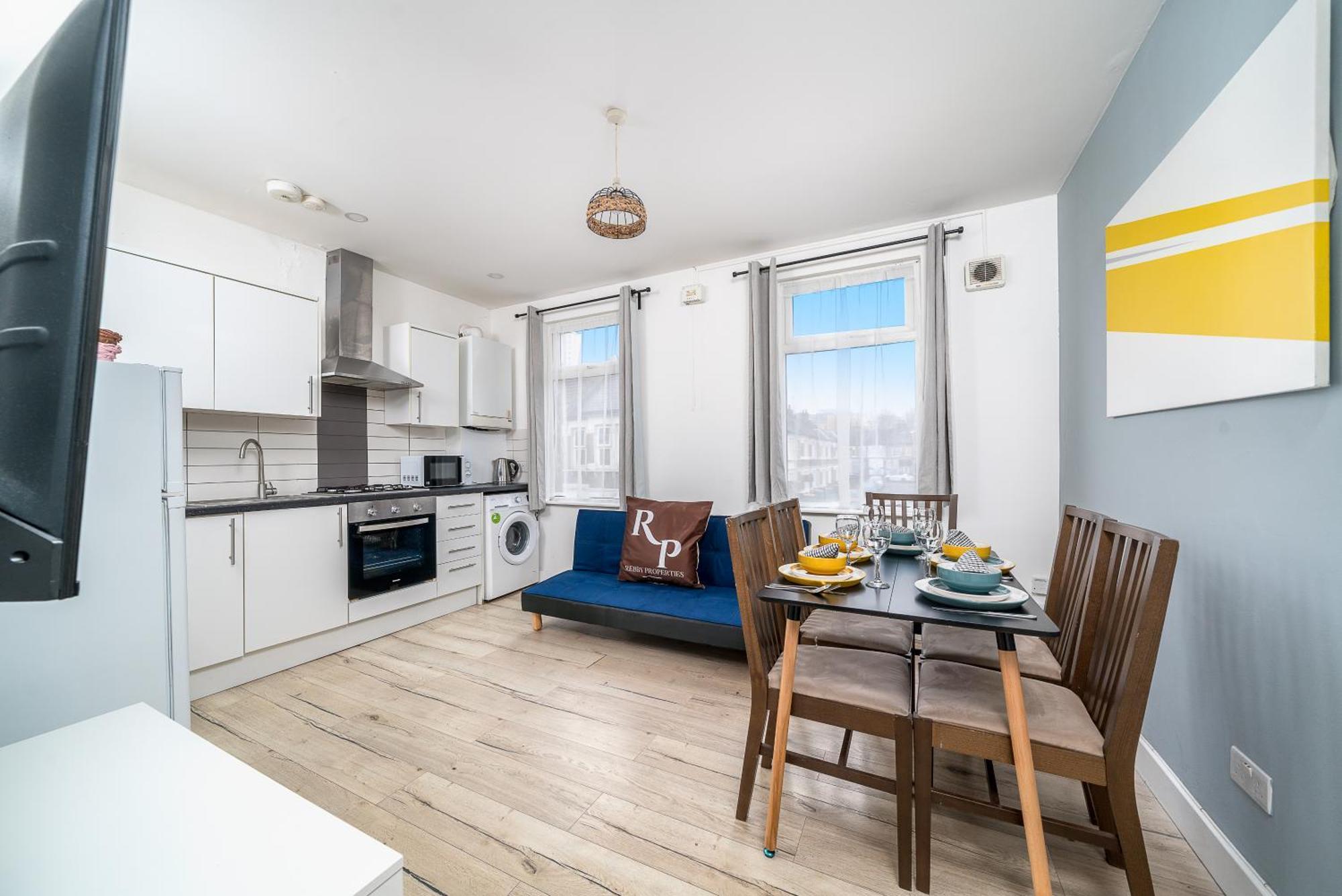 Modern 2 Bed East London Home By Rebby Properties Sleeps 5 Near Canning Town Station Eksteriør bilde